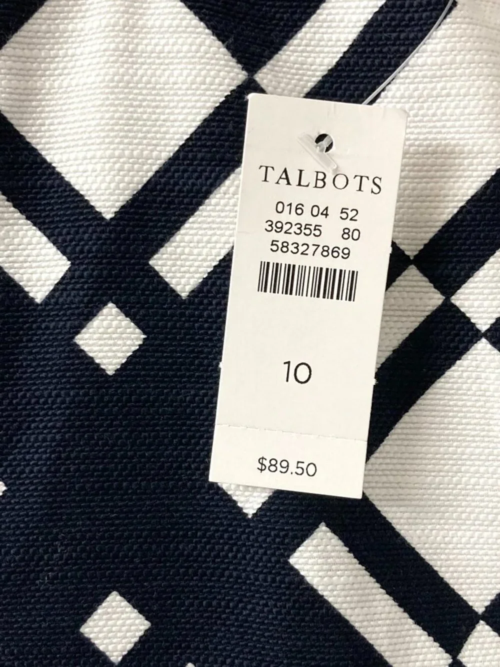 NWT $89 Talbots 99% Cotton Women’s 10 Pencil Skirt Stretch Career Business Event